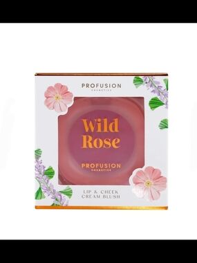 Profusion Cosmetics Wild Rose Lip & Cheek Cream Blush BNIB